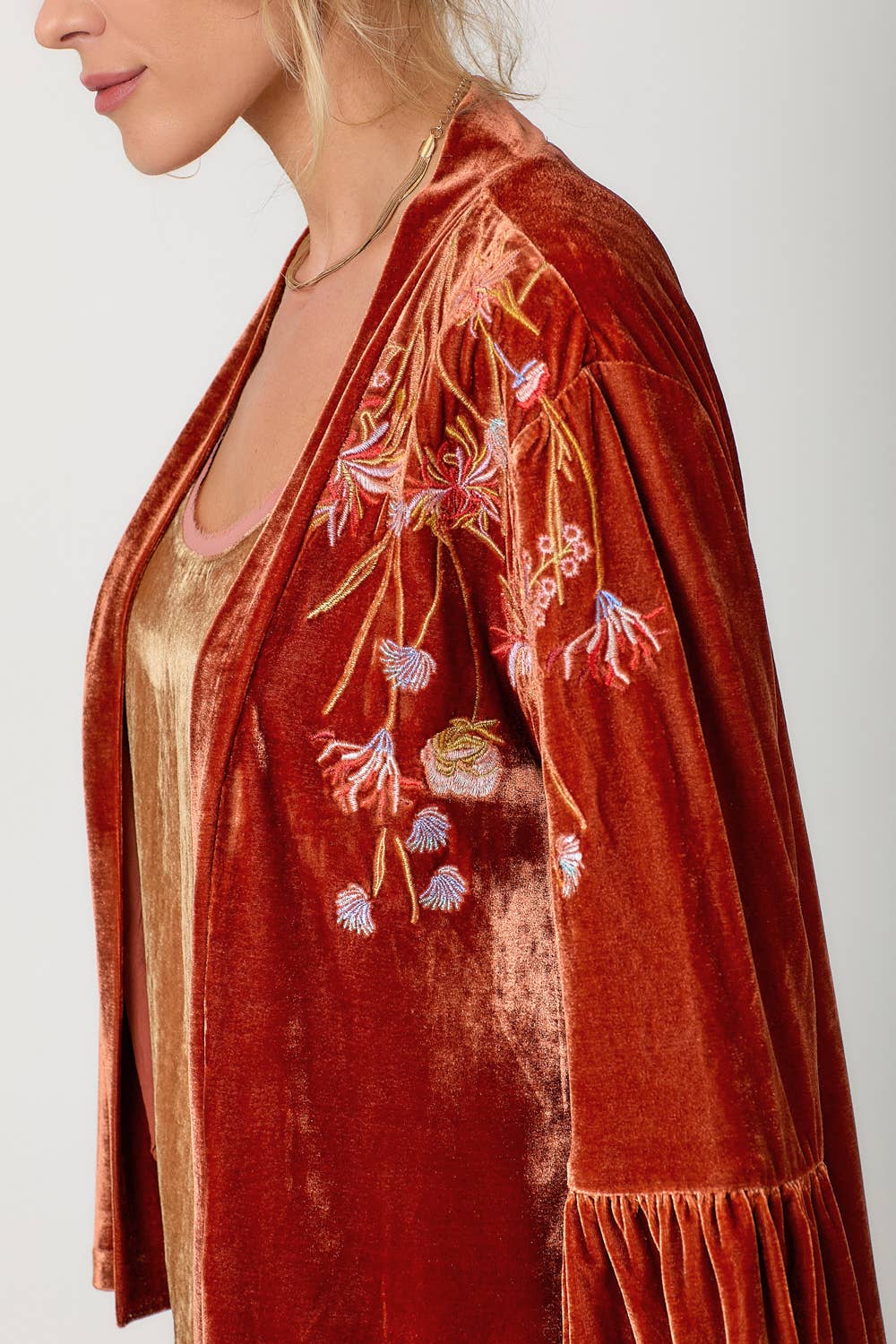 Leola Velvet Kimono