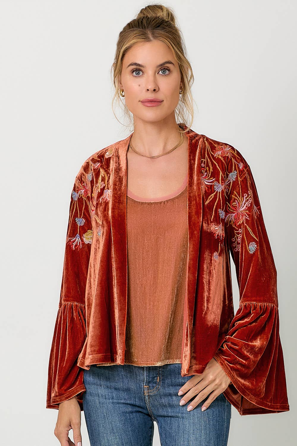 Leola Velvet Kimono