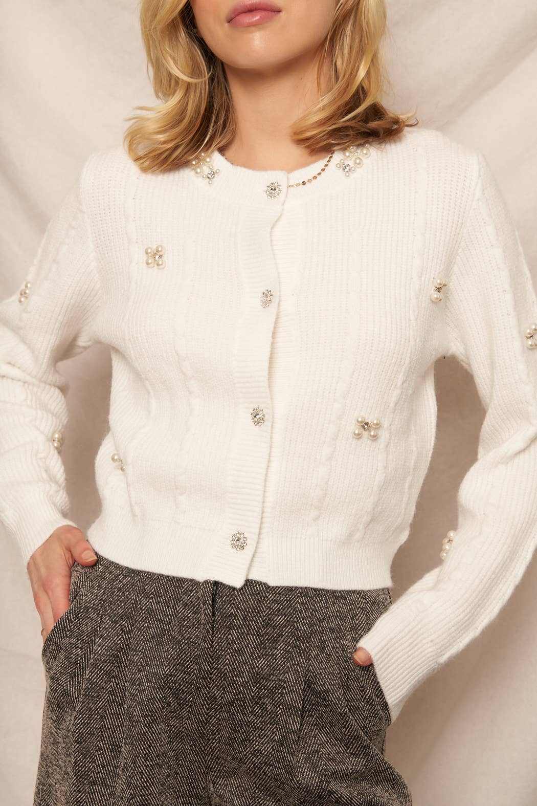 Jackie Jeweled Cardigan