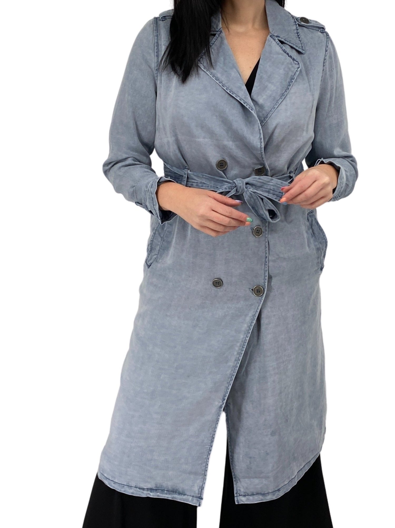 Weston Denim Trenchcoat