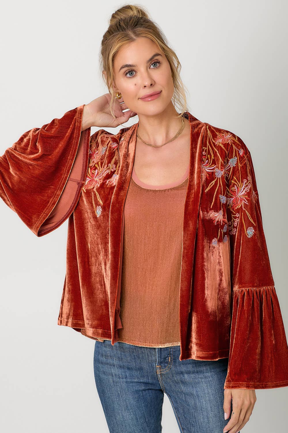 Leola Velvet Kimono